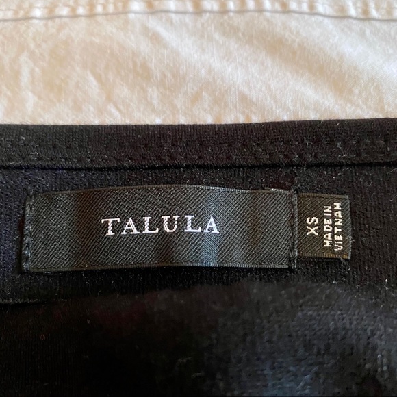 TALULA black cross-over pencil skirt - Picture 2 of 3